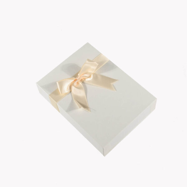 Embrulho Fita Bege Grande