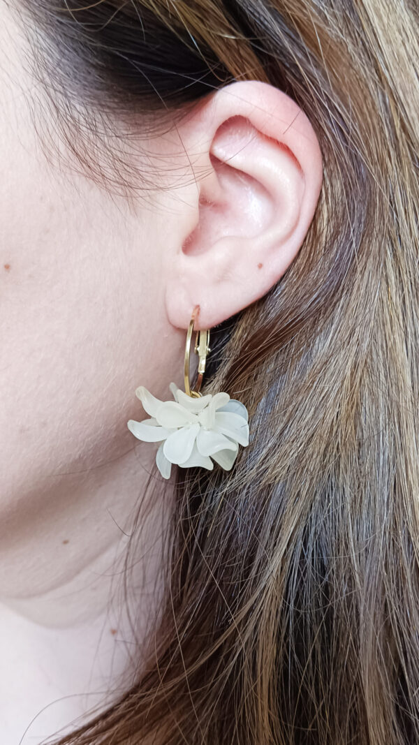 Brincos em forma de flor
