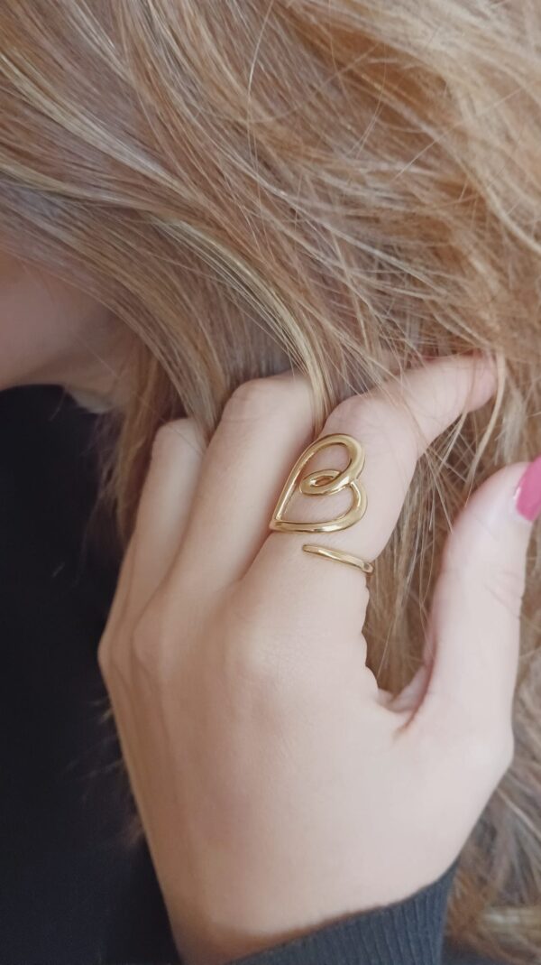 Anel em aço ajustável 