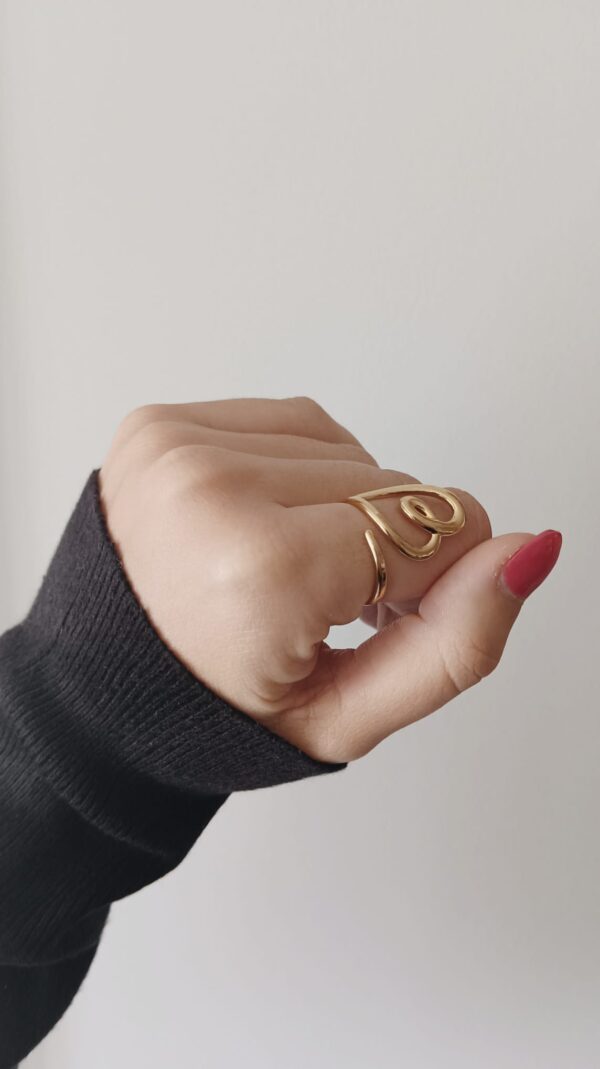 Anel em aço ajustável 