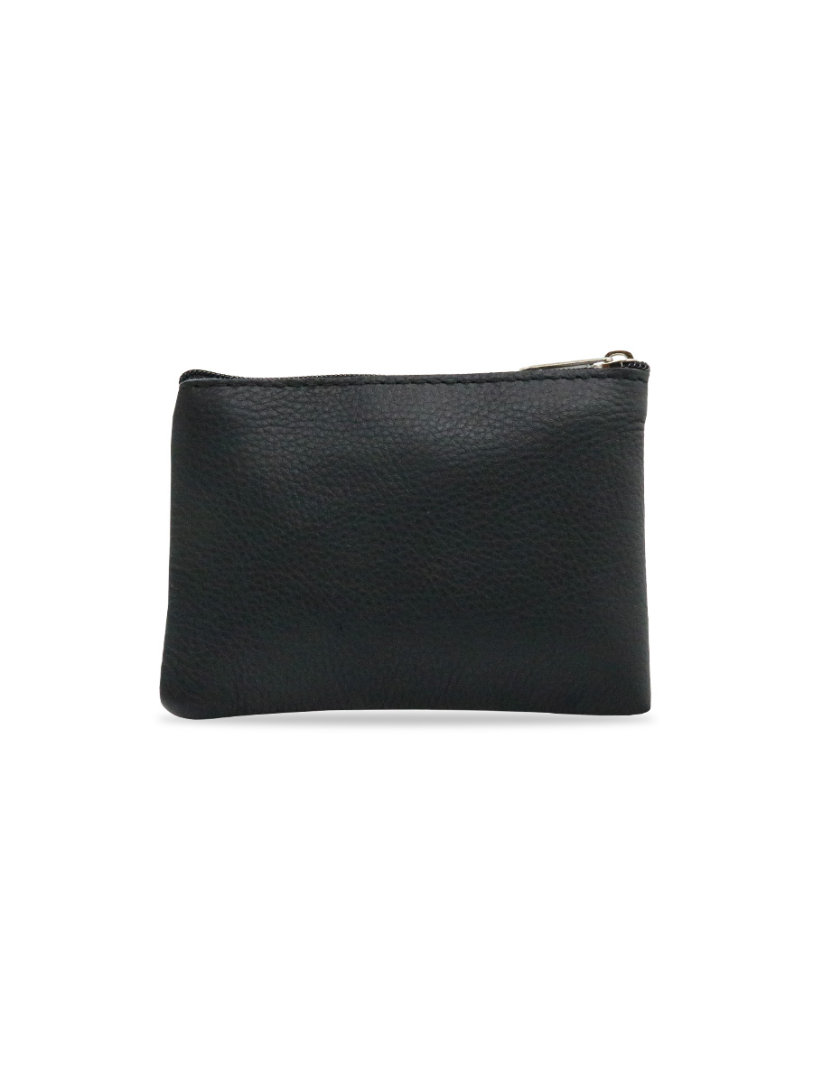 Porta Moedas Pele Preto & Verde