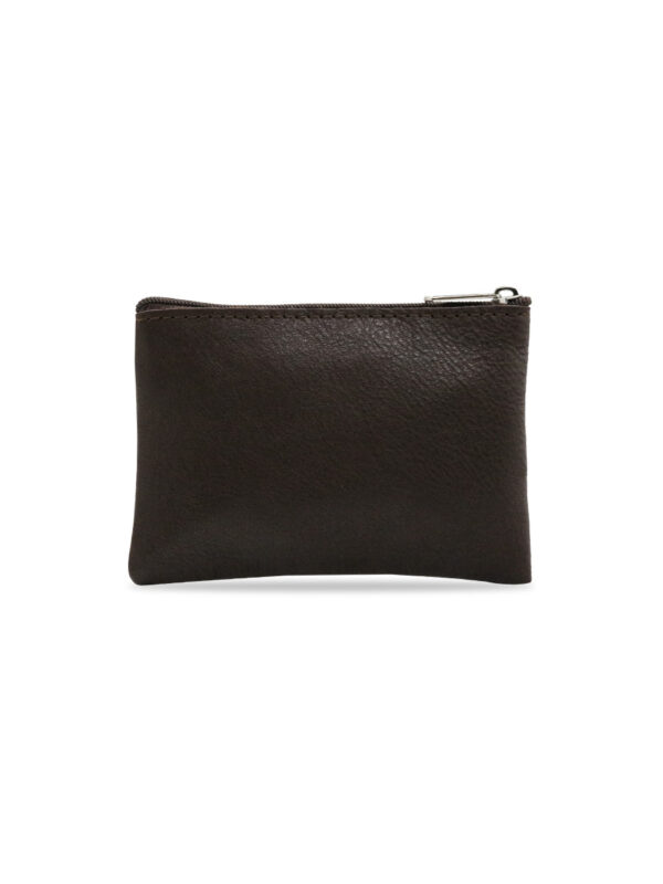 Porta Moedas Pele Castanho & Rosa