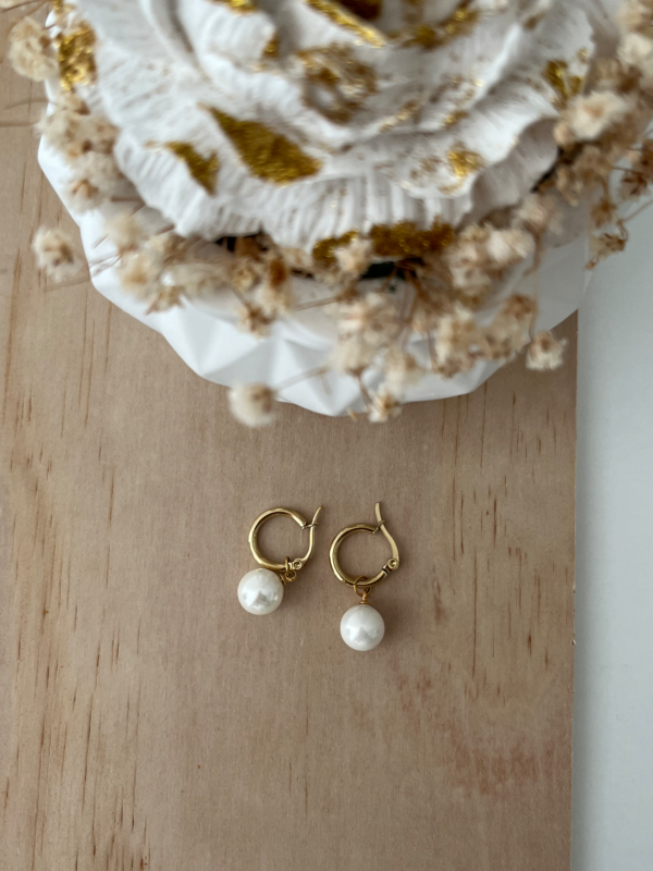 Argolas em Aço Pérola