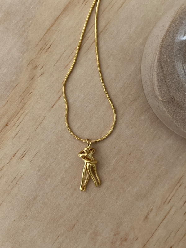 Colar em Aço Abraço