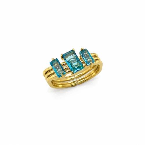 anel_aco_ajustavel_ANSS00215DR_azul Anel em aço ajustável, que se divide em 3 anéis, cada um deles com uma parte do brilhante, podendo ser usado completo com apenas com uma ou duas partes